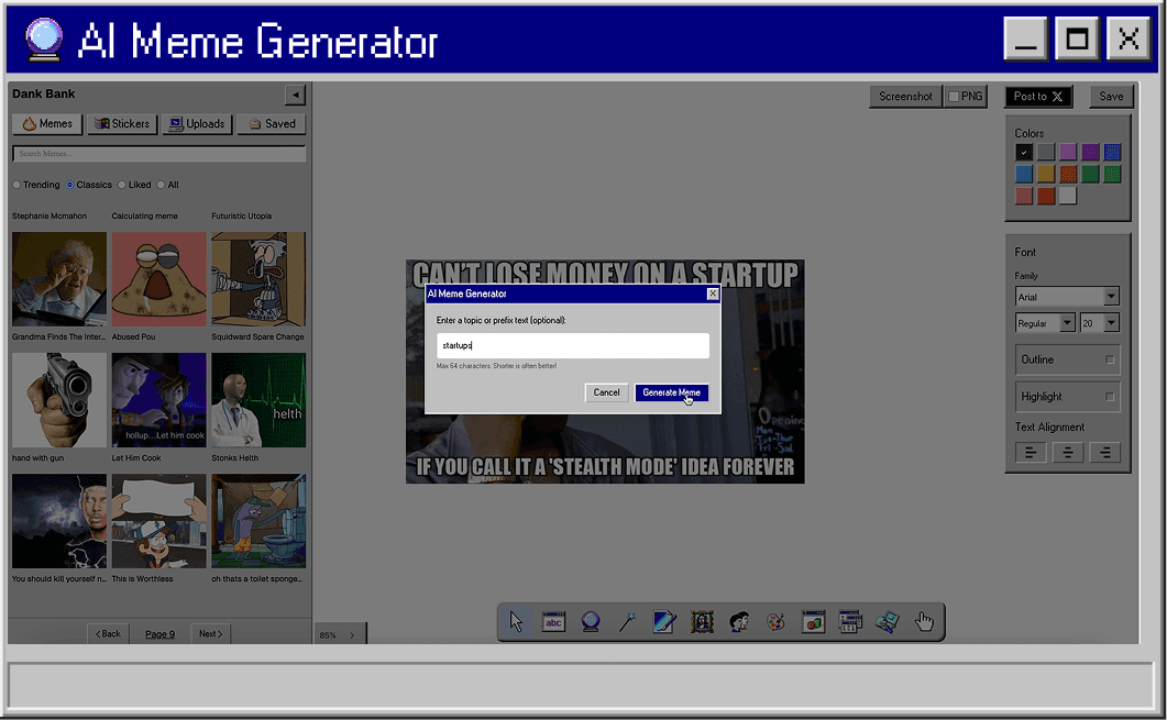 Preview box